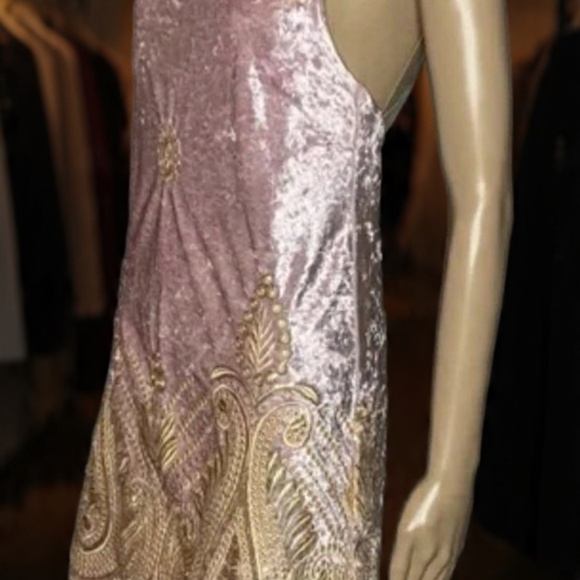 Free People x Lenni the label Malu velvet embroidered mini dress - Picture 2 of 3